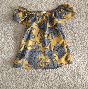 On/off shoulder blouse